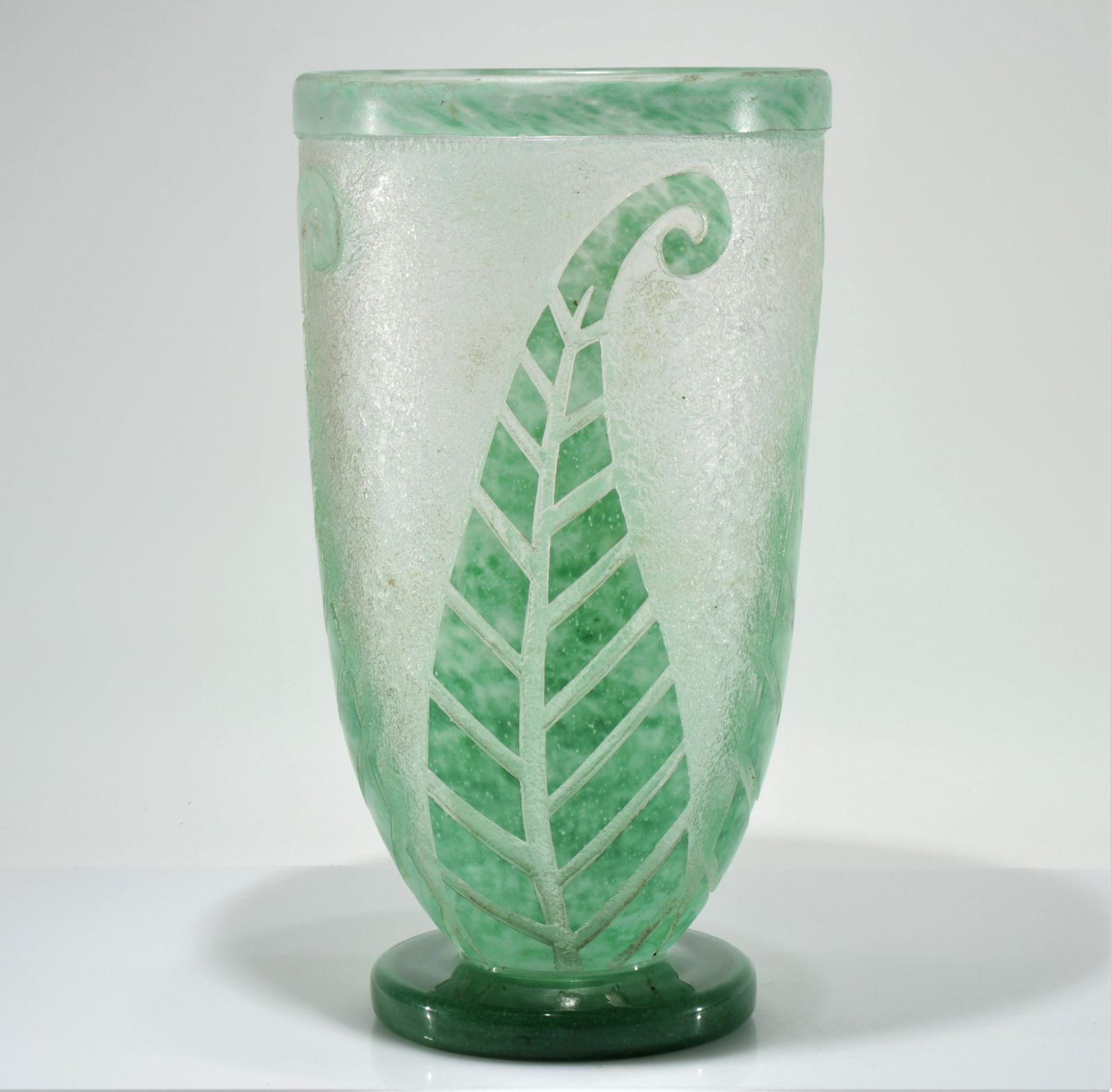 Degue - Art Deco Acid Etched Glass Vase (1 of 7)