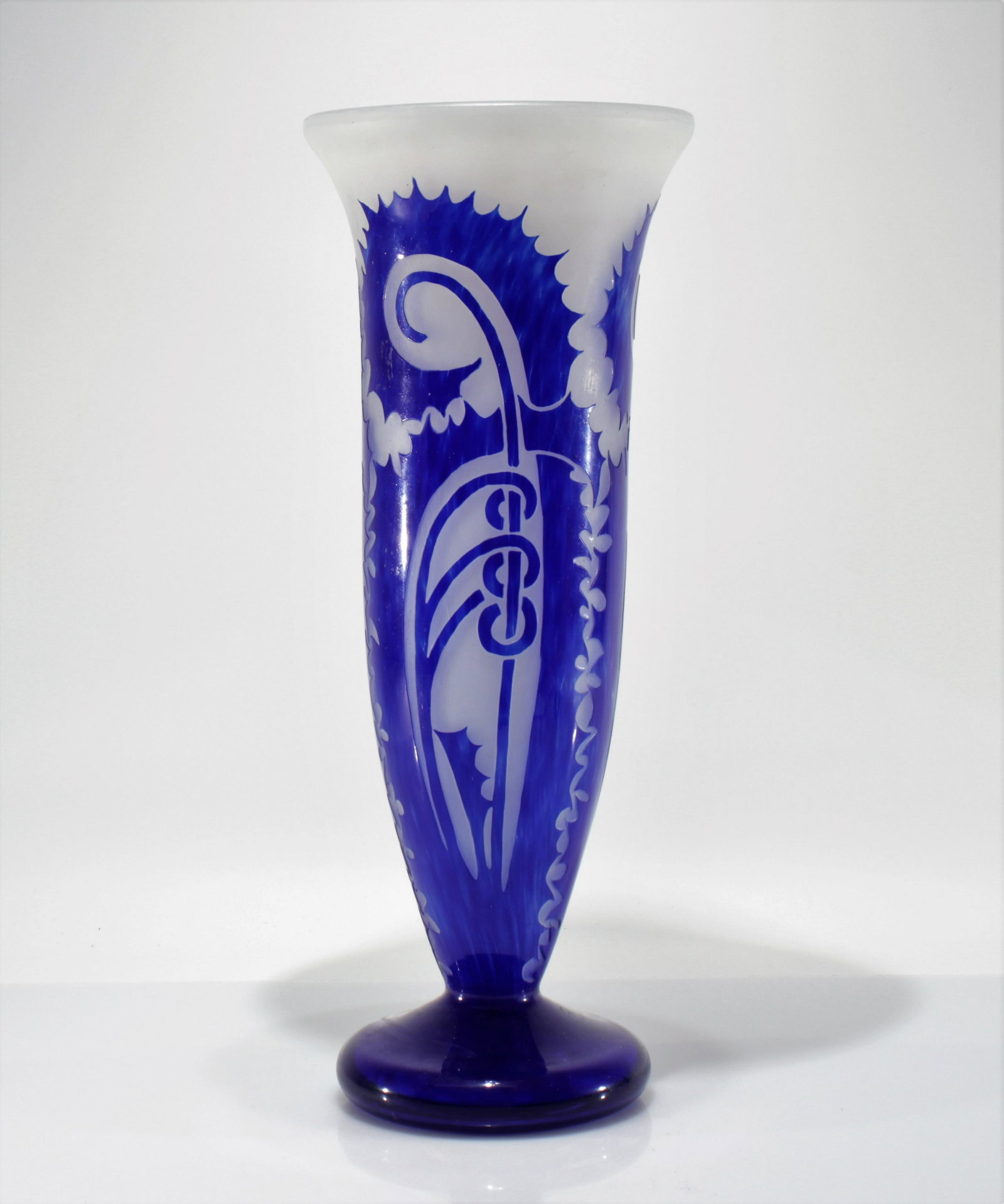 Degue - Art Deco Acid Etched Vase (1 of 5)