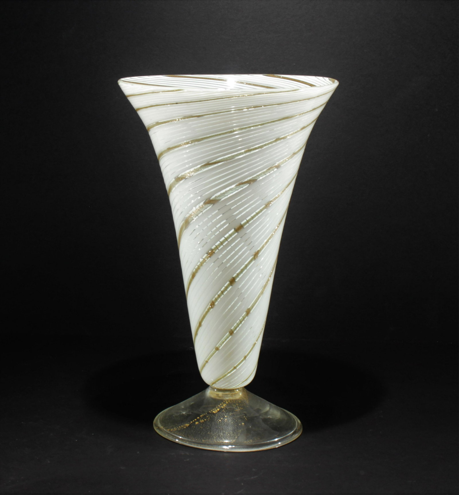 Attr. Dino Martens - Avventurina Glass Vase (1 of 3)