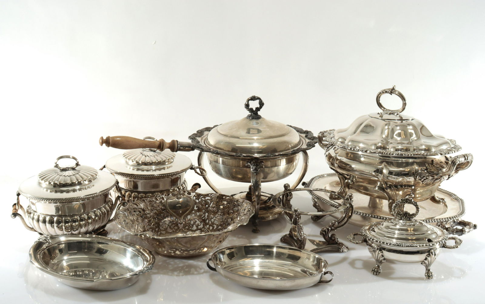 10 Silverplate Serving Pieces (1 of 6)
