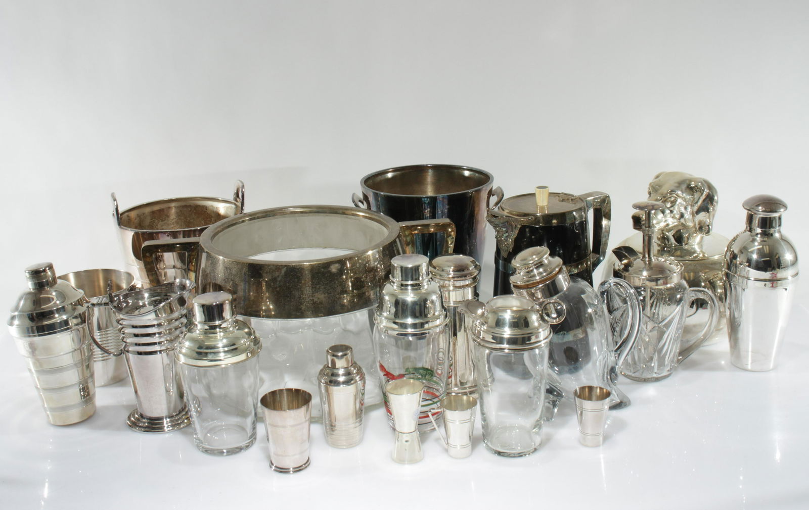 Vintage Barware Collection, Dog Head Ice Bucket (1 of 8)