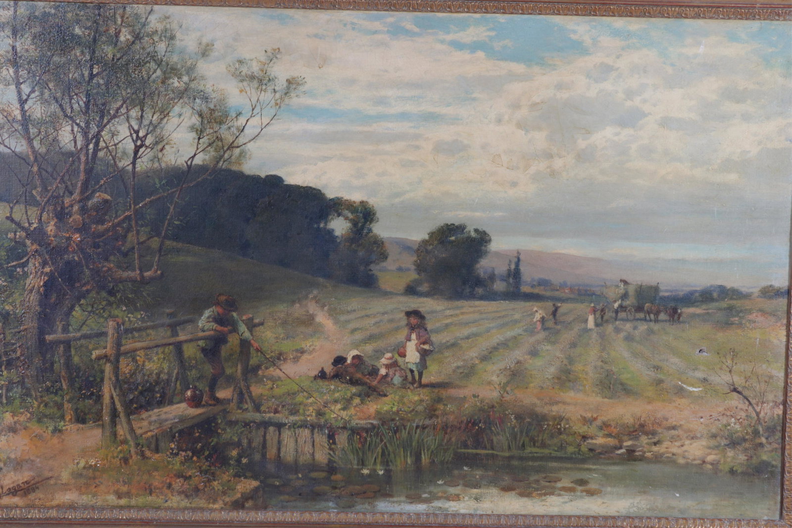 European School, Poss. Franz Lugan, O/C (1 of 7)