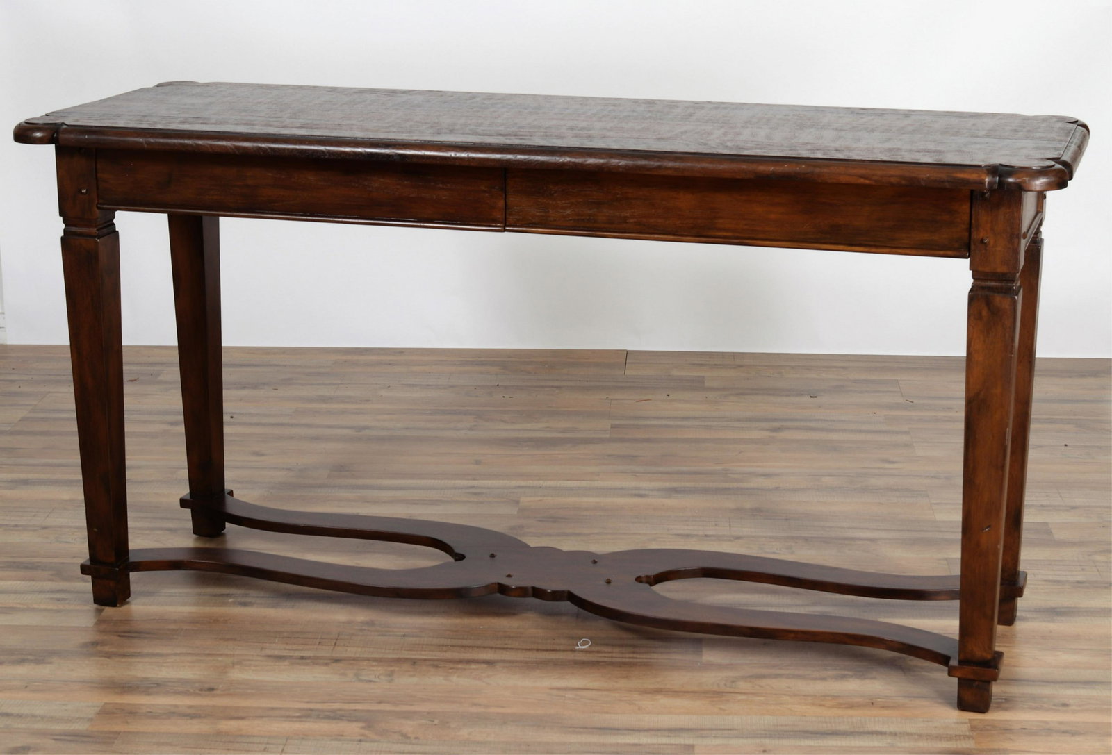 Attr. Charles Pollack Tuscan Walnut Console Table (1 of 8)