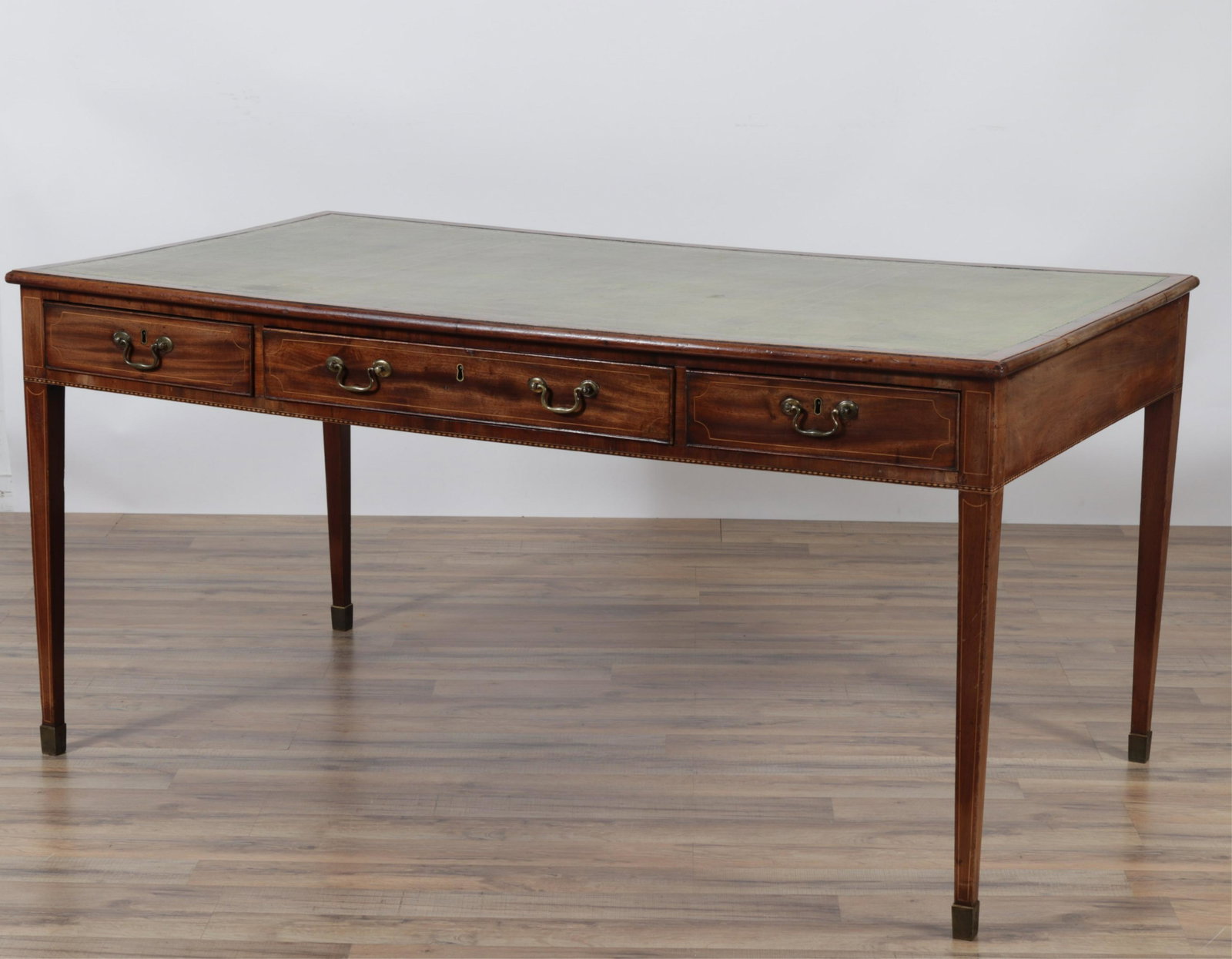 19th C. Hepplewhite Style Partners Writing Desk (1 of 8)