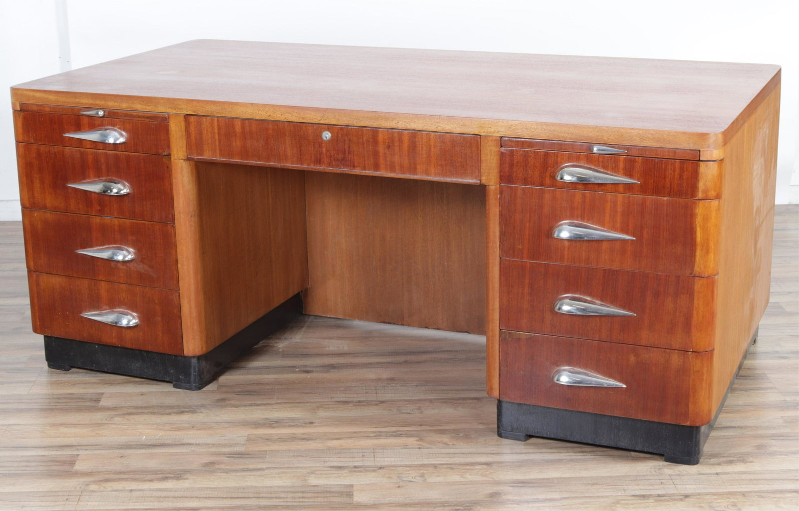 Art Deco Mahogany Desk - Wrigley Spearmint Gum (1 of 10)