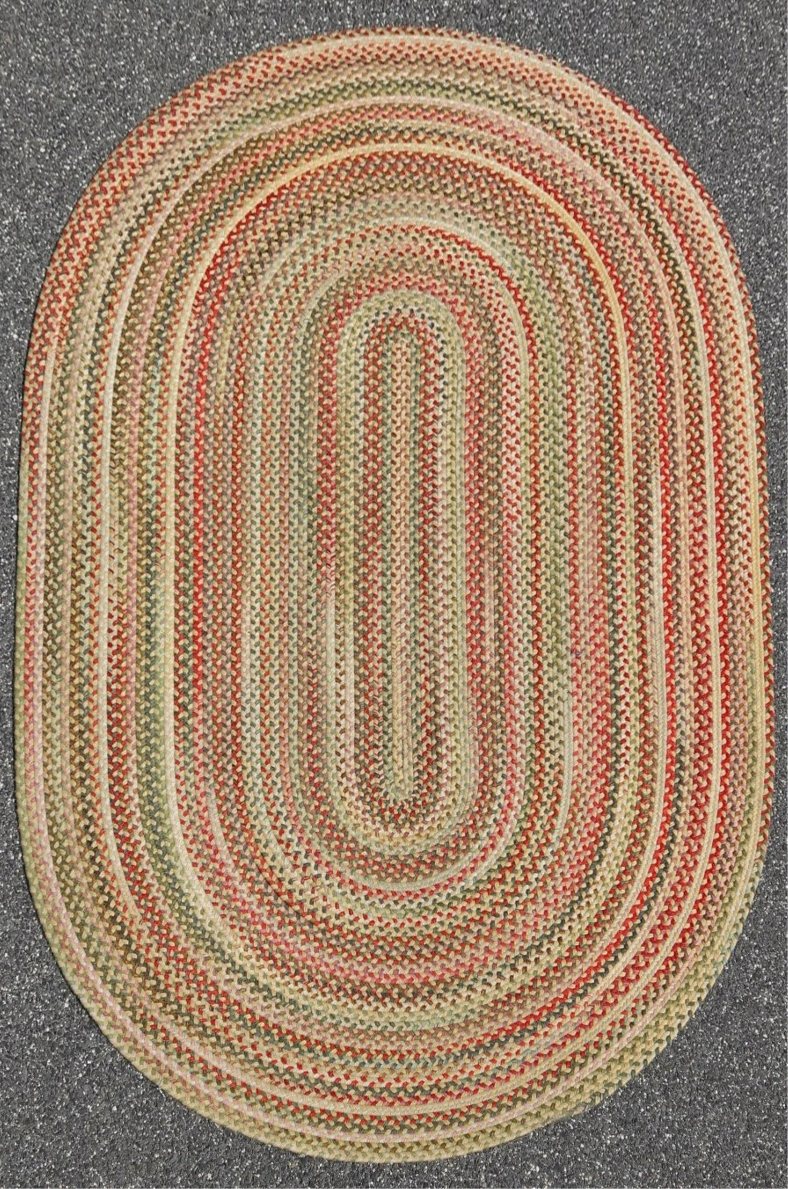 Braided Wool Oval Rug 5 x 710 Dec 07, 2022 Litchfield Auctions in CT