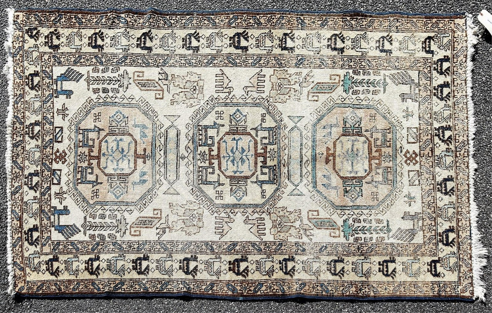 Tribal Wool Rug 4-2 x 6-11 (1 of 6)