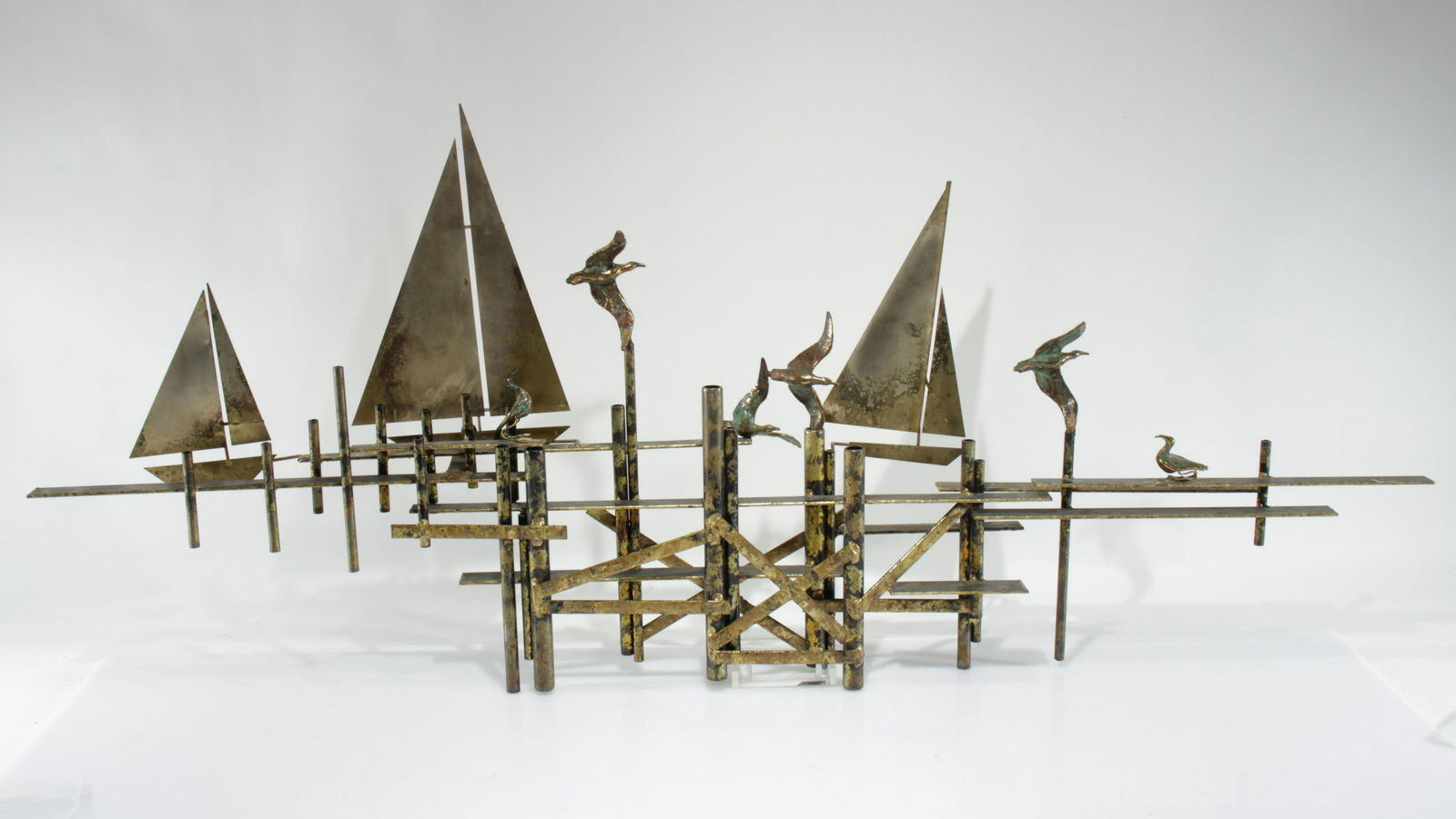 C. Jere - Birds and Sailboats Wall Sculpture (1 of 6)