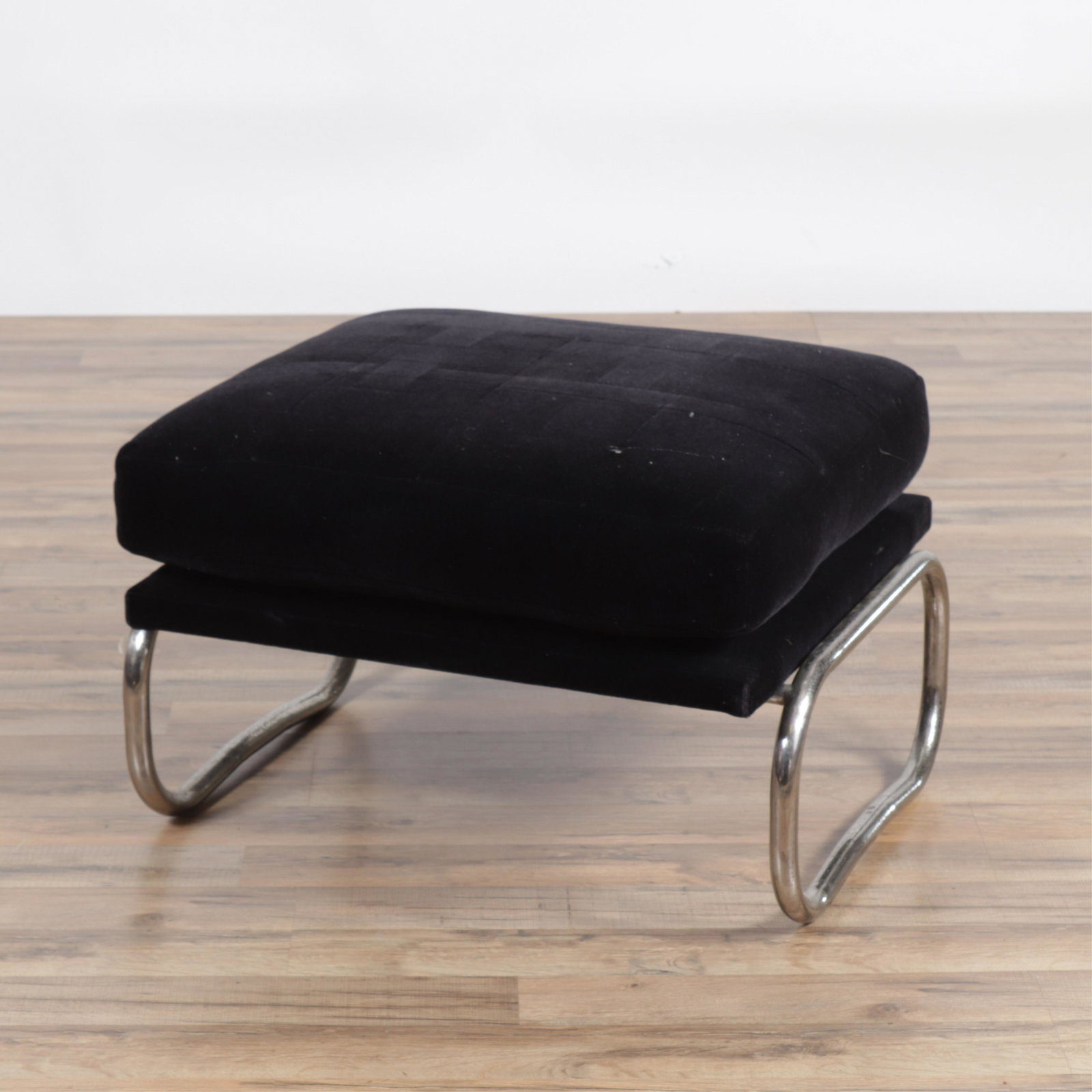 Art Deco Chrome Bench, possibly KEM Weber (1 of 4)