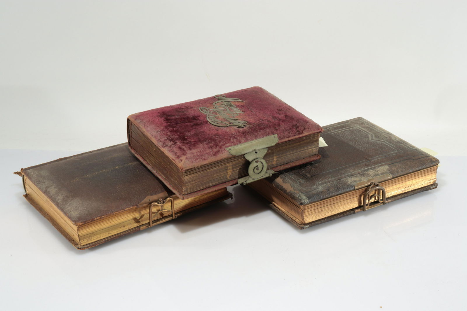Three 19/20th C Assembled Photocard Albums (1 of 19)
