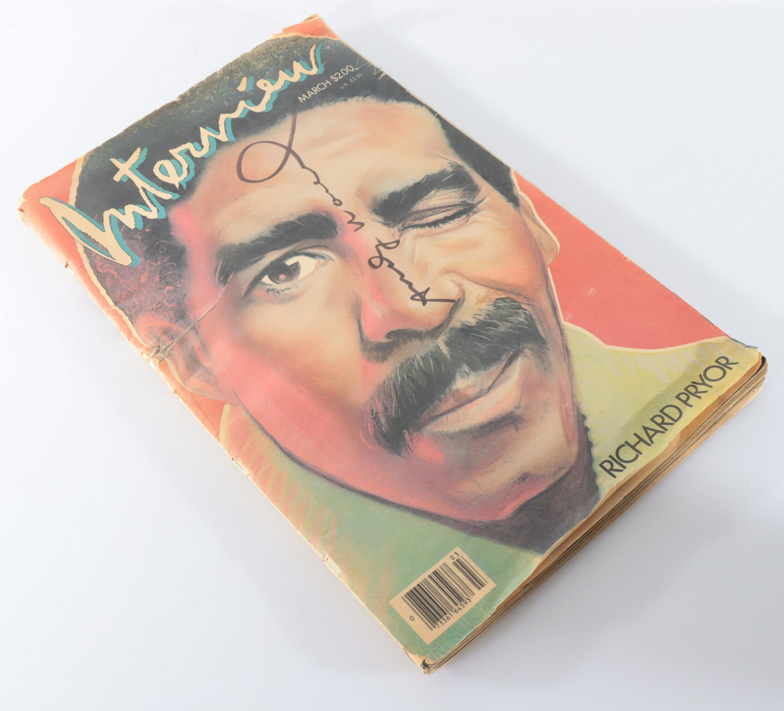 Andy Warhol Signed Interview Magazine (1 of 6)