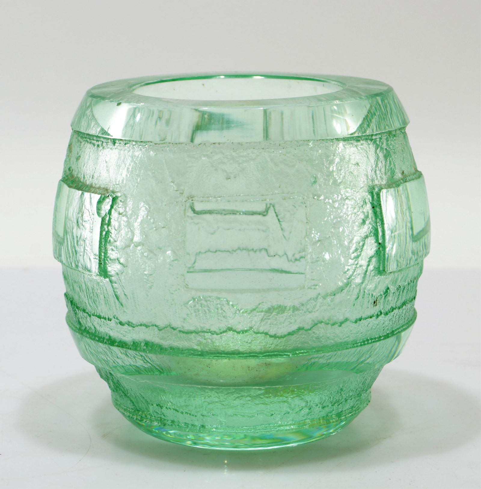 Daum Nancy - Etched Glass Vase (1 of 3)
