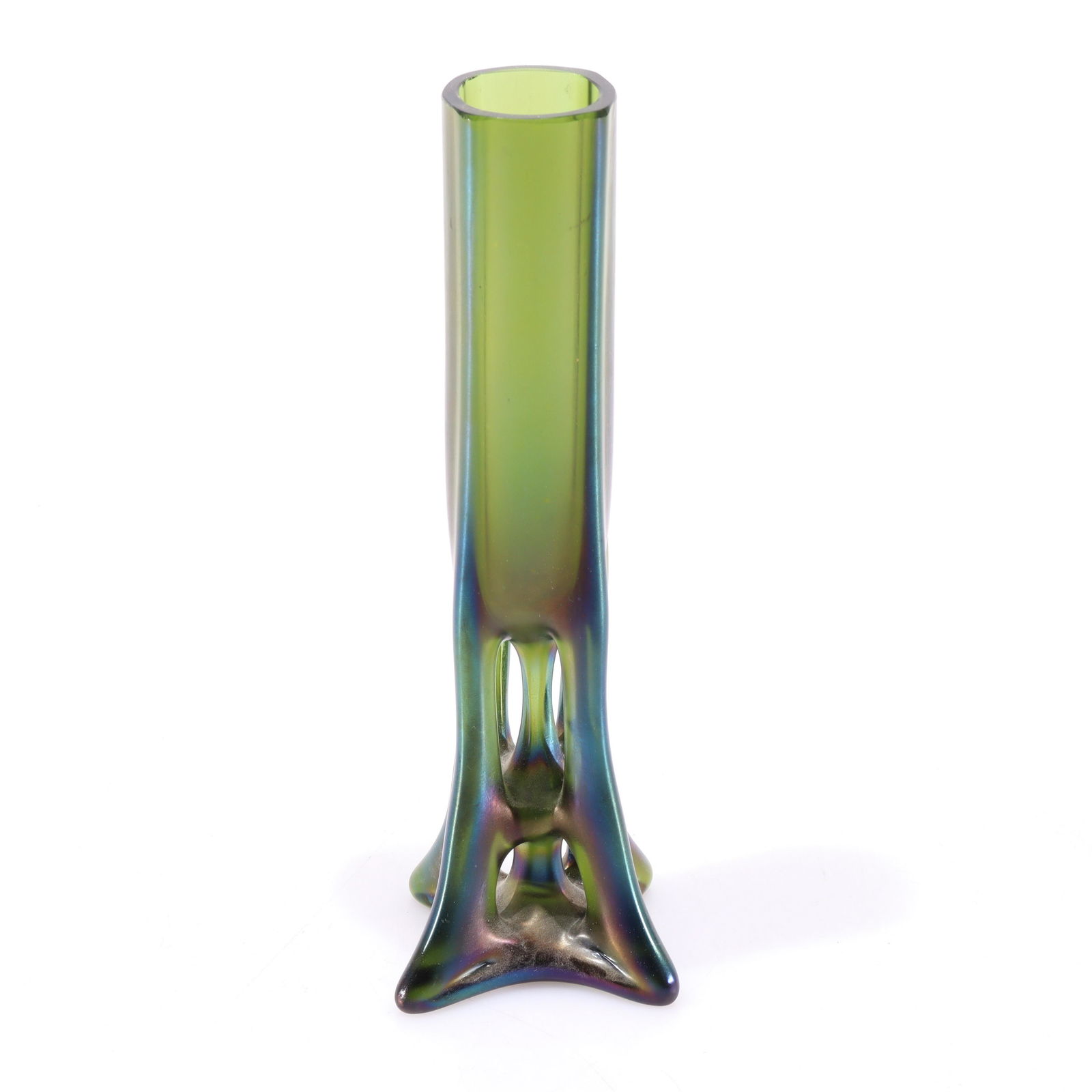 Marie Kirschner - Iridescent Green Vase (1 of 5)