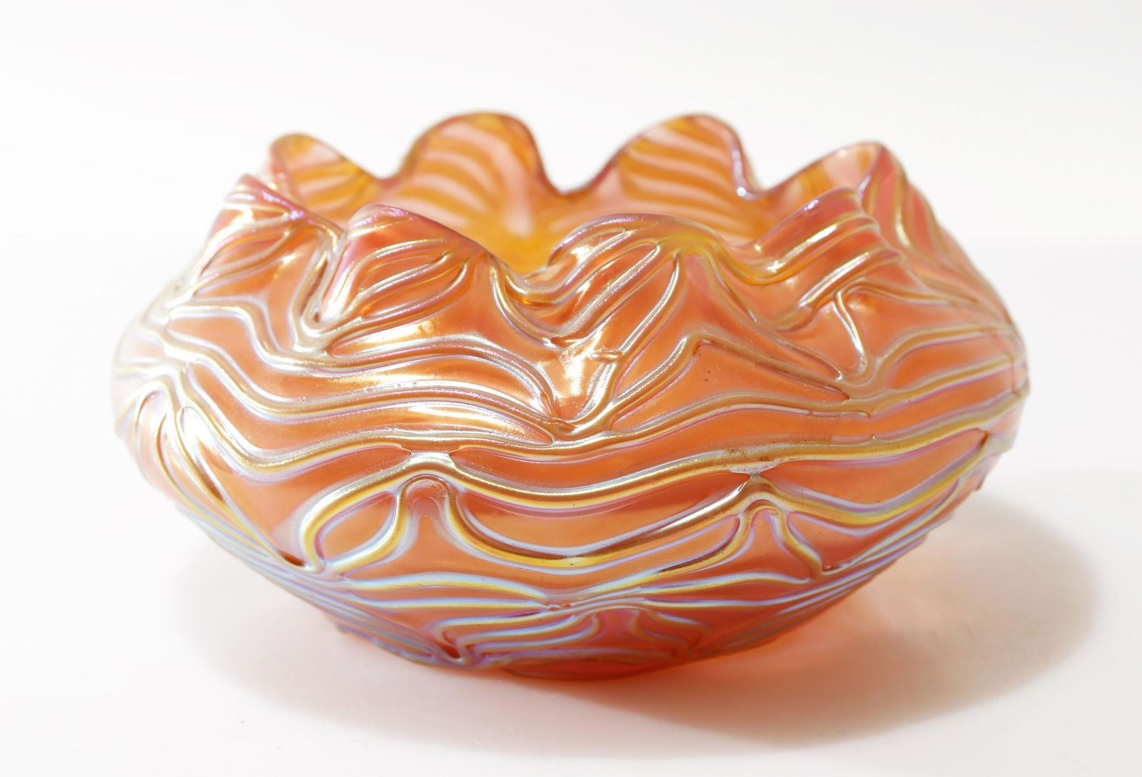 Loetz - Gold Formosa Glass Vase, c. 1900 (1 of 3)