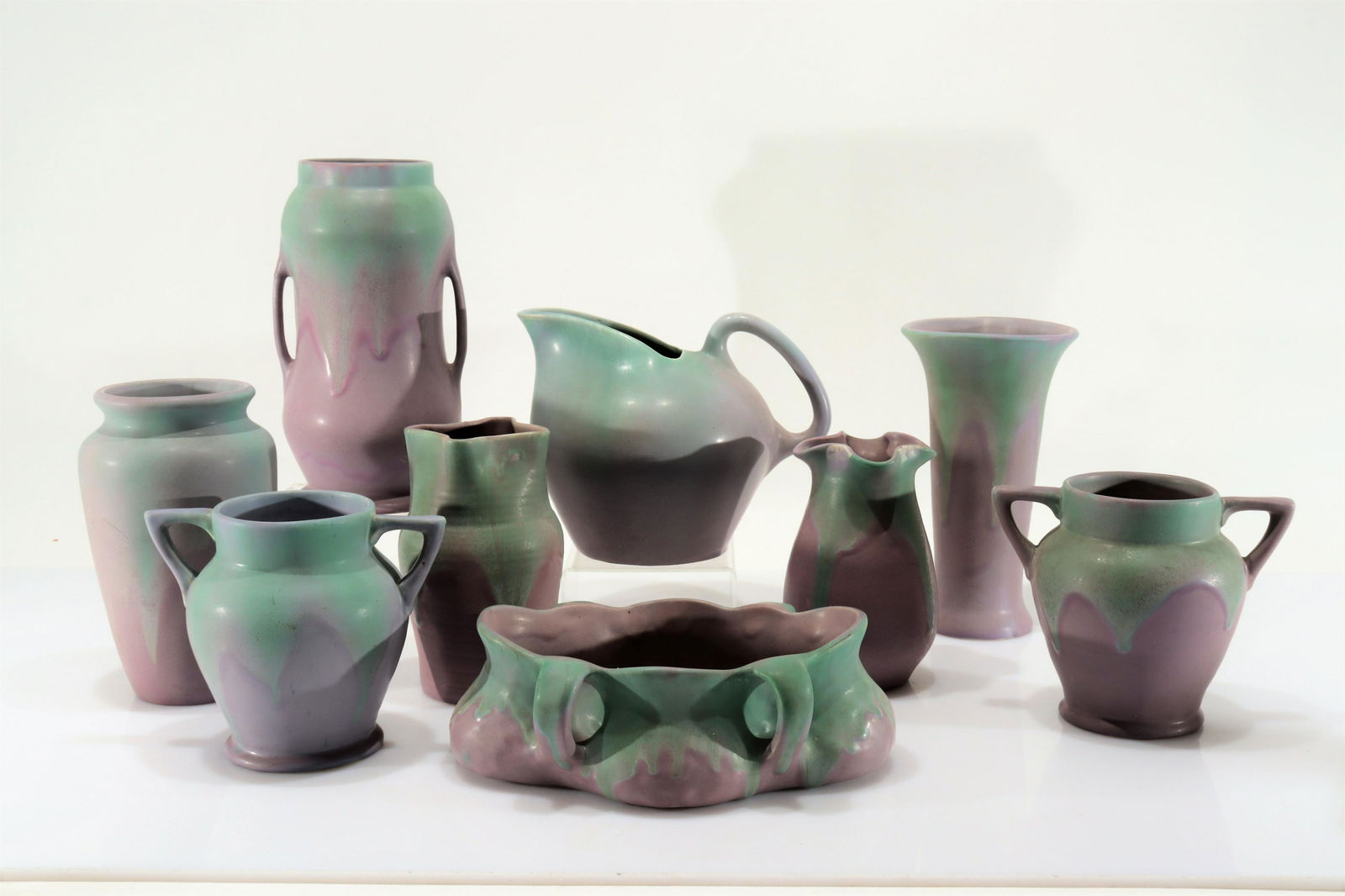Muncie Pottery - Group of Vases & Pitcher (1 of 5)