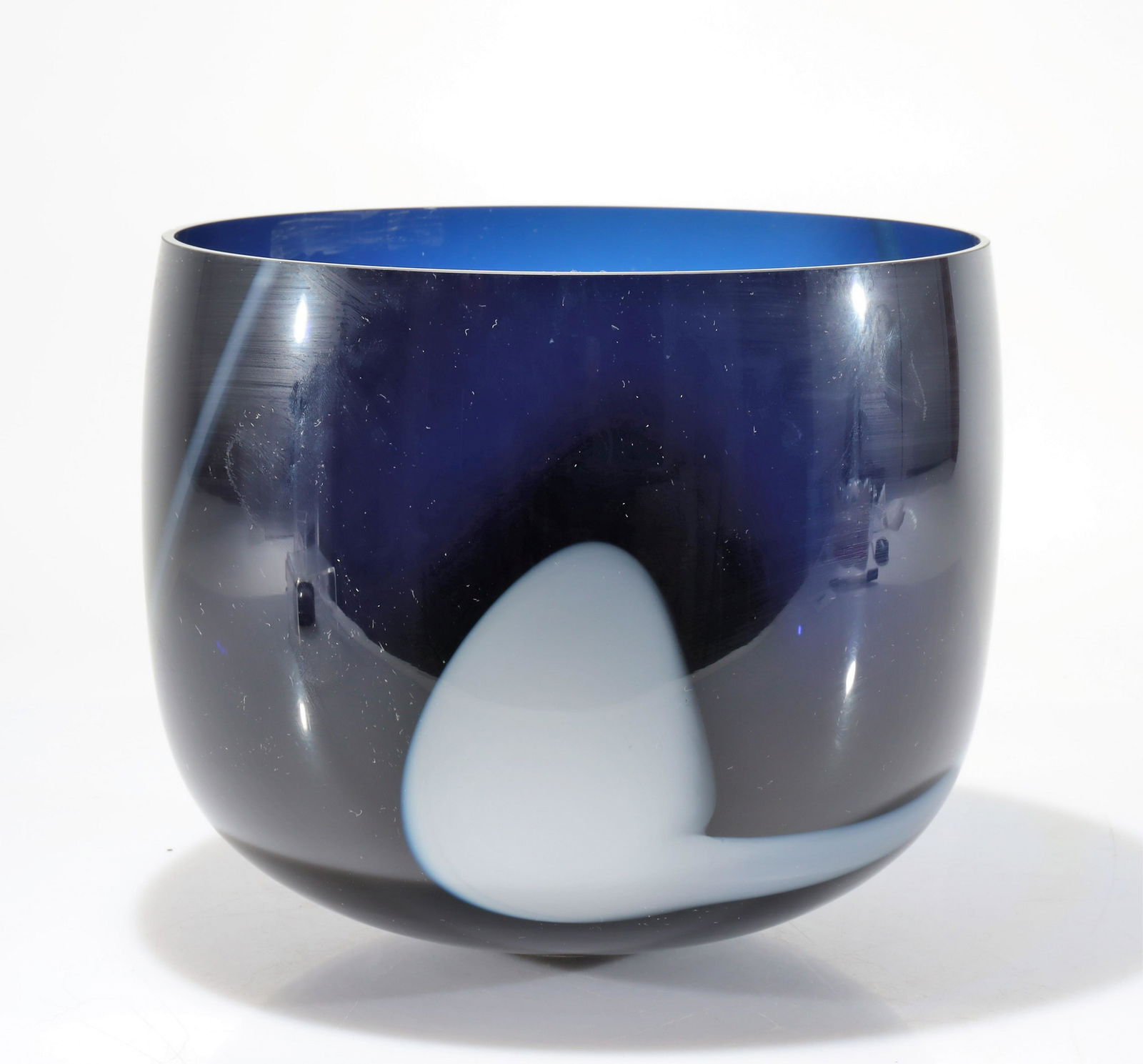 Timo Sarpaneva - Marbleized Glass Bowl (1 of 4)