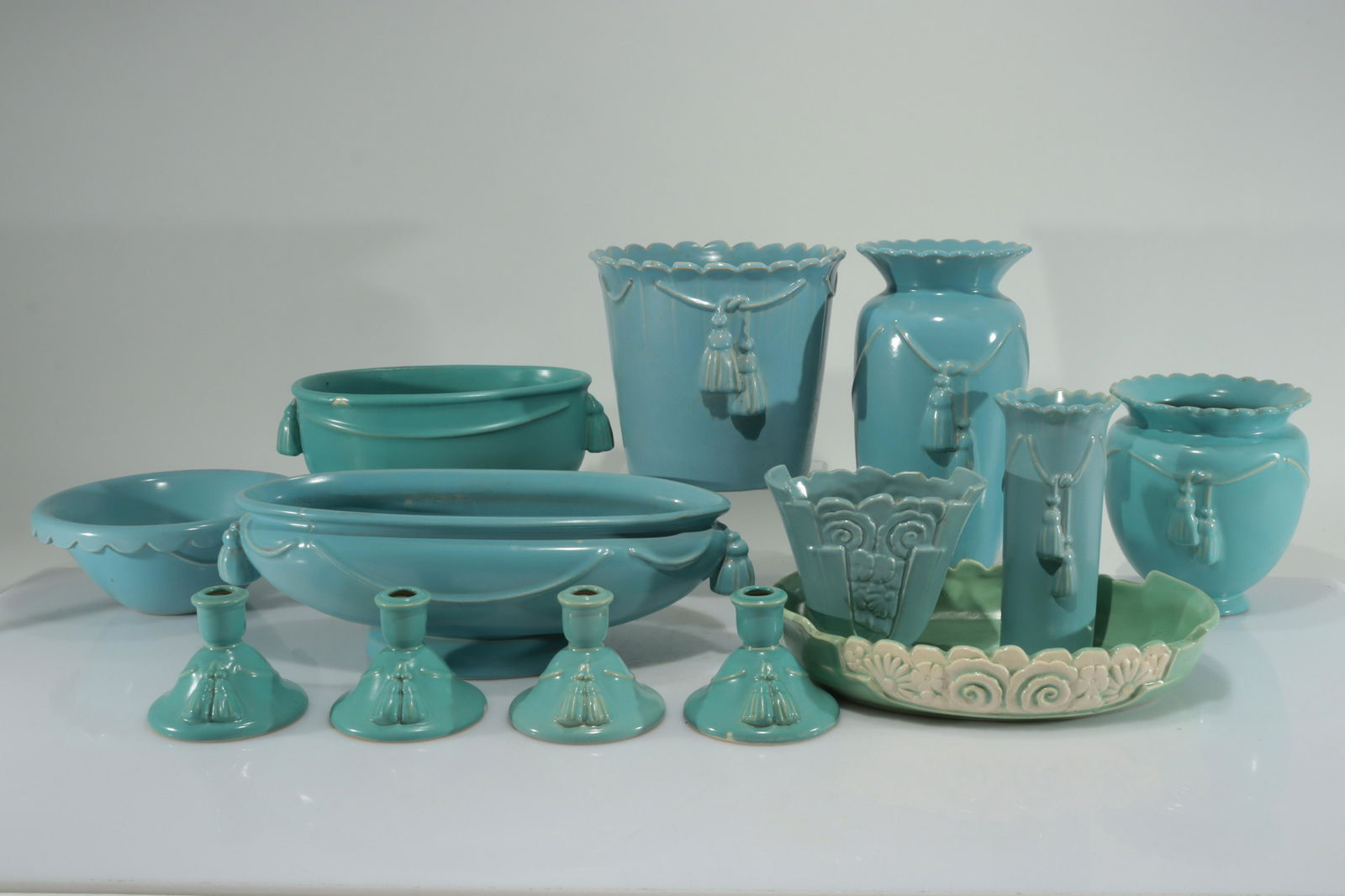 Weller Pottery - 13 Art Deco Table Objects (1 of 10)