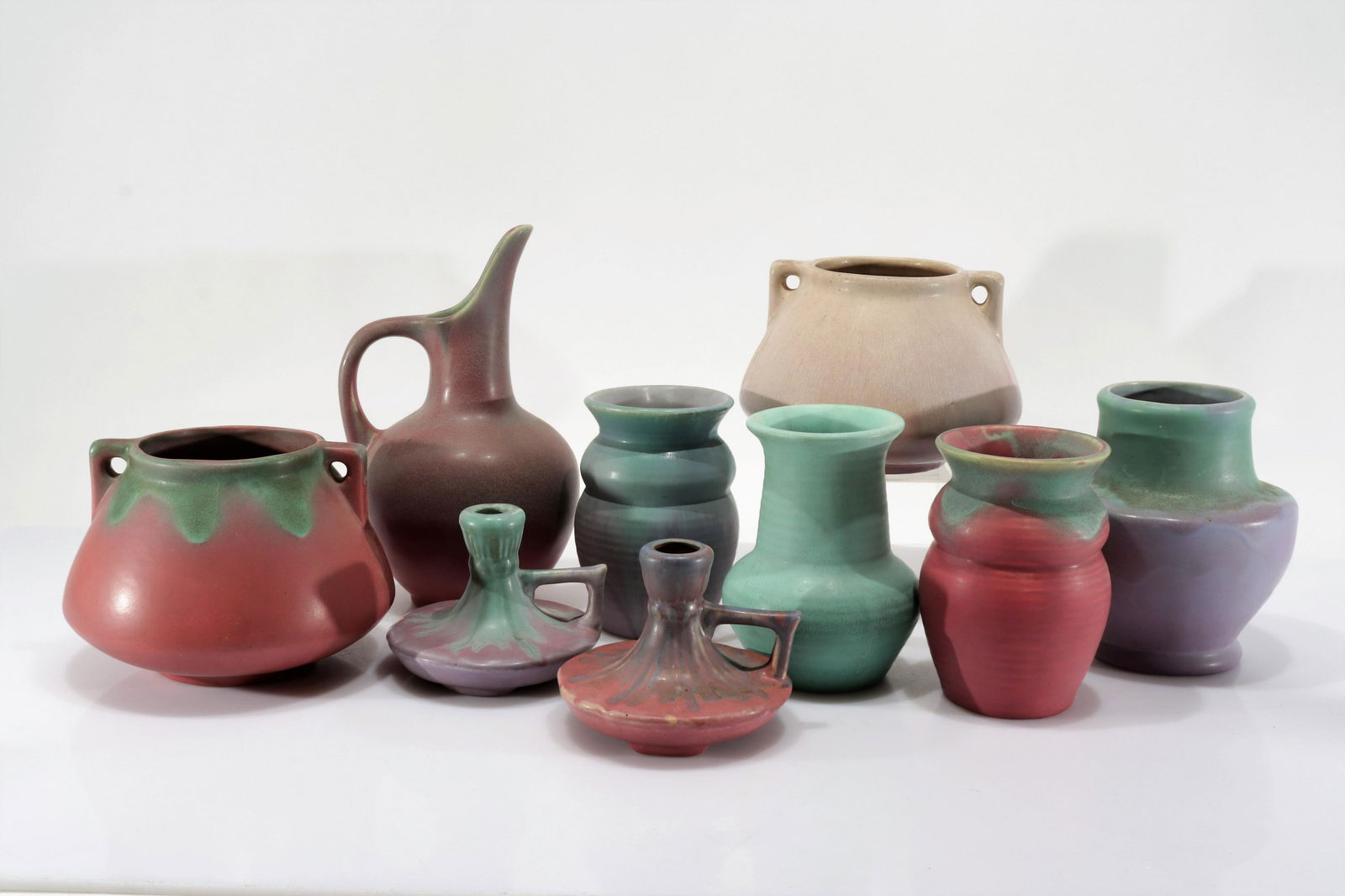 Muncie Pottery - Group of 9 Table Objects (1 of 8)