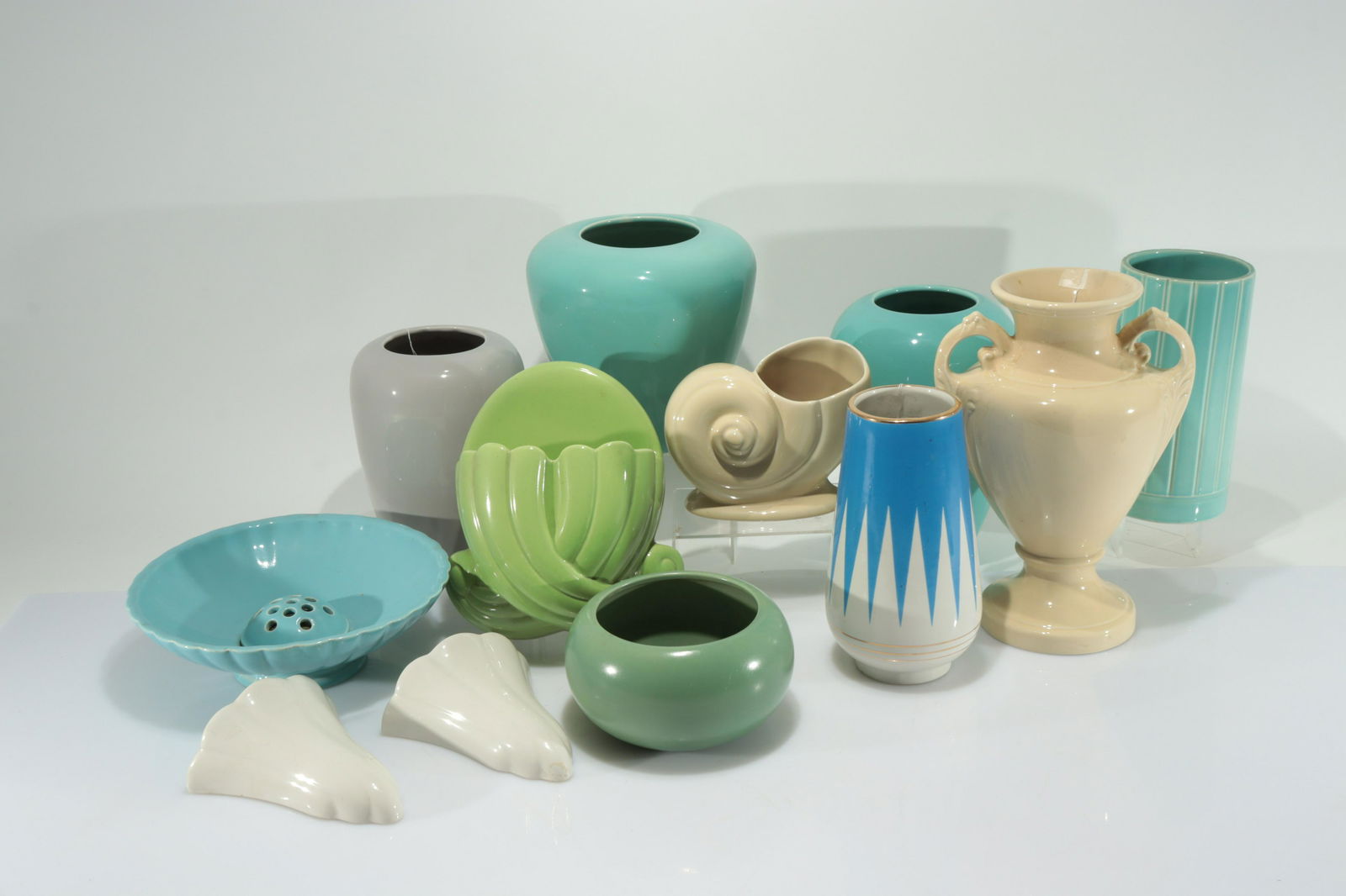 Trenton Art Pottery - 12 Vases and Wall Pockets (1 of 7)