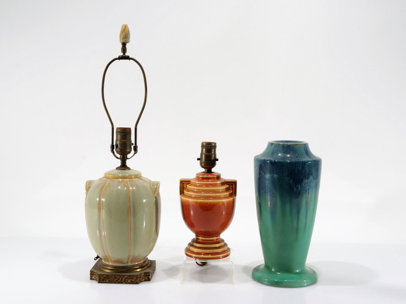 Muncie Pottery - Three Lamps (1 of 8)
