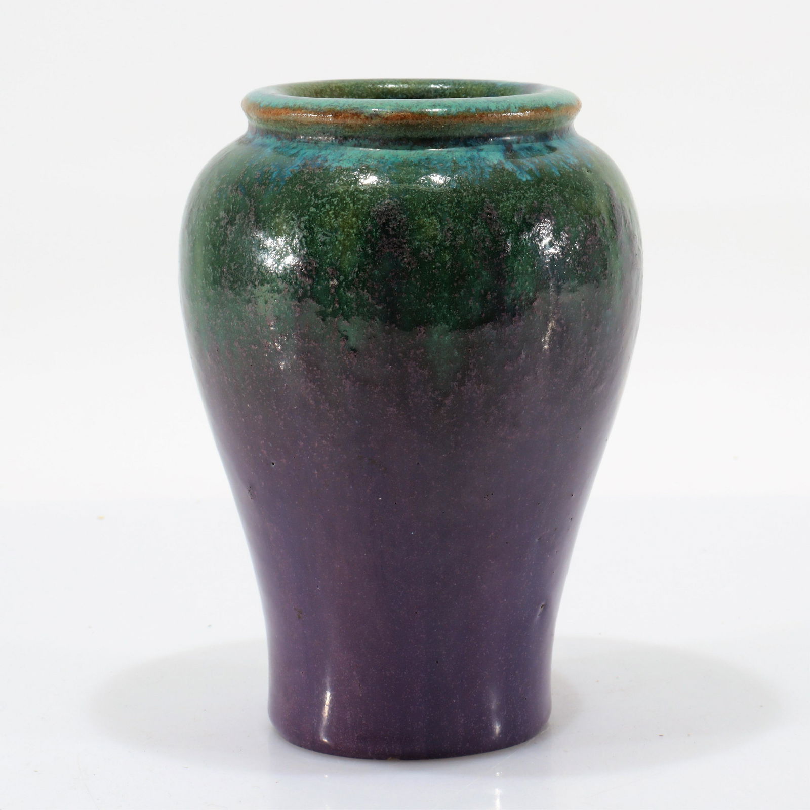 Fulper - Blue/Green/Purple Glaze Vase (1 of 4)