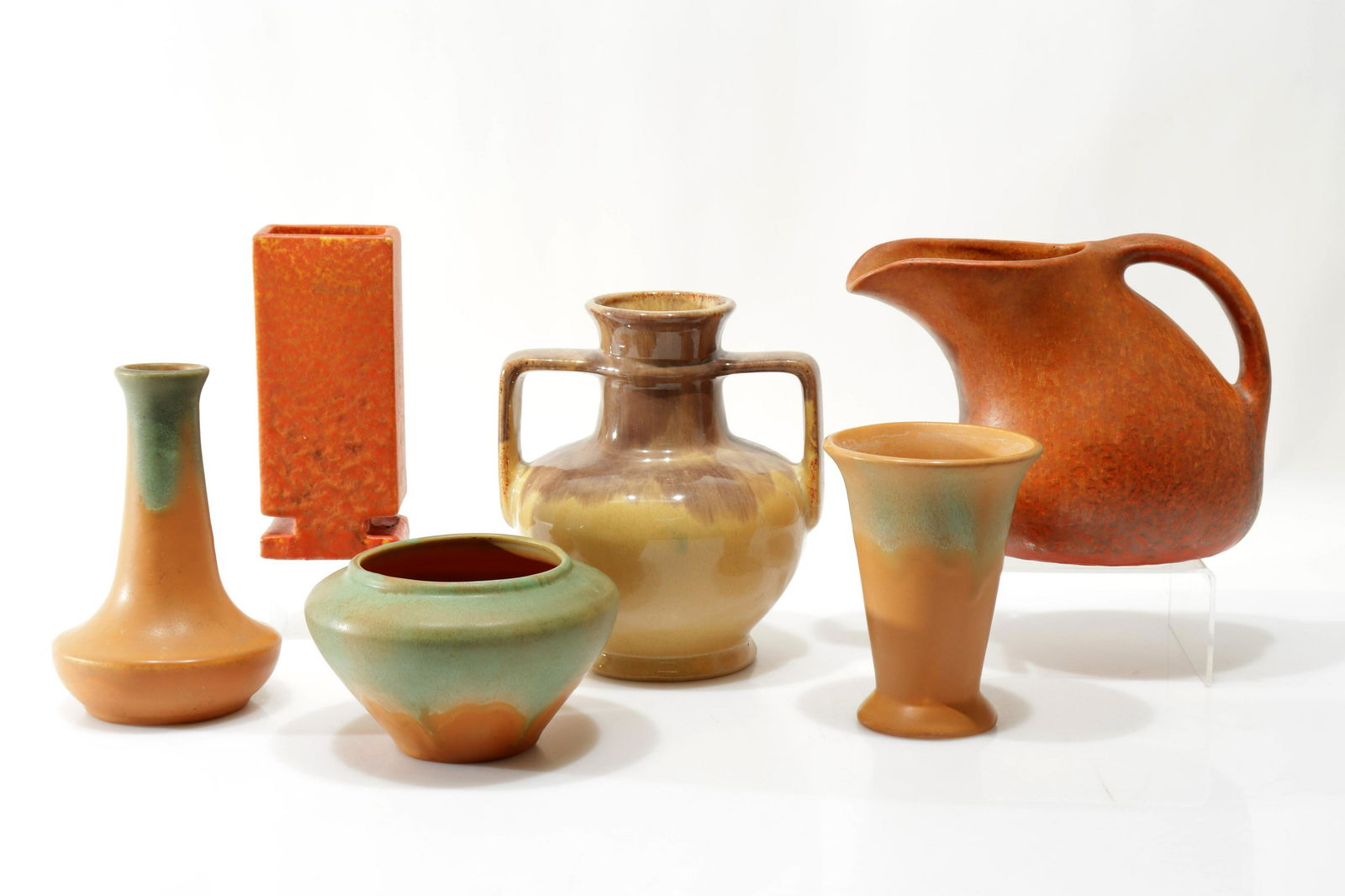 Muncie Pottery - 5 Vases & Pitcher (1 of 5)