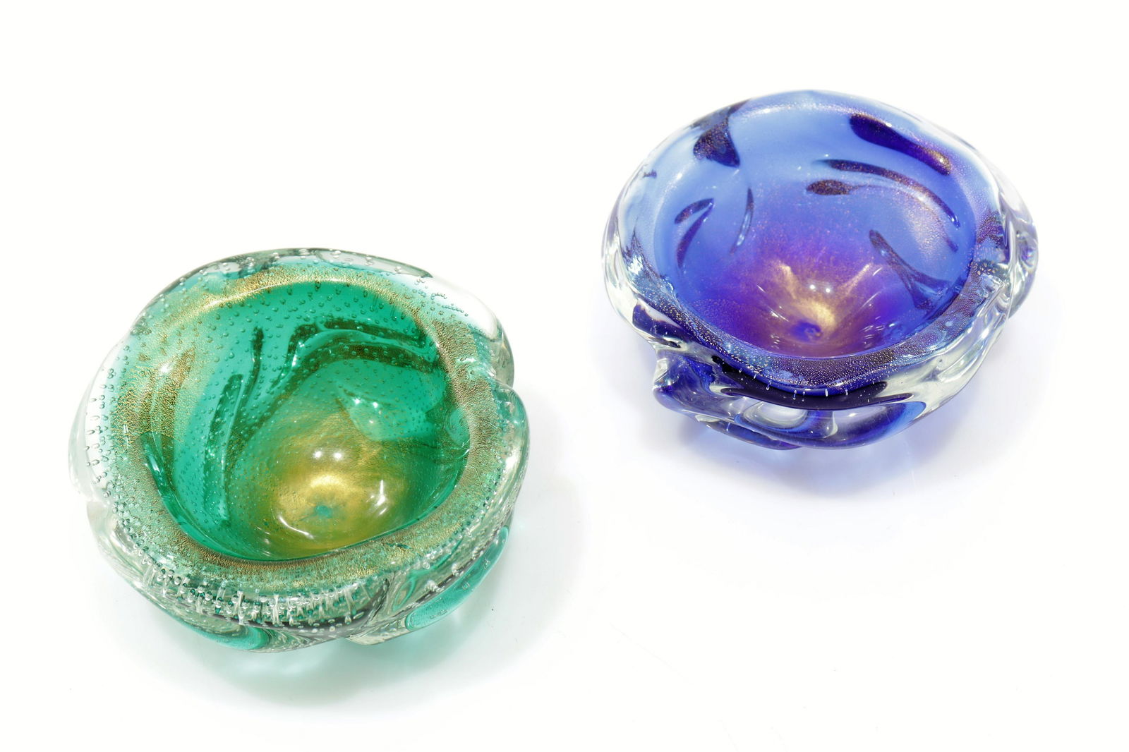 Archimede Seguso - Two Glass Bowls (1 of 3)