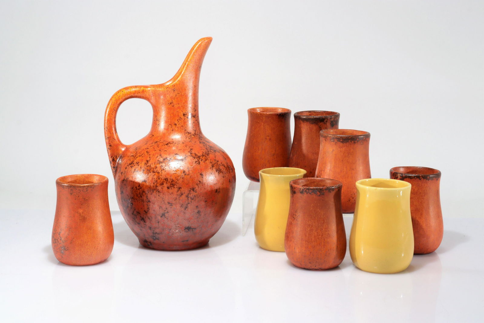 Muncie Pottery - Water Pitcher & Glasses (1 of 6)