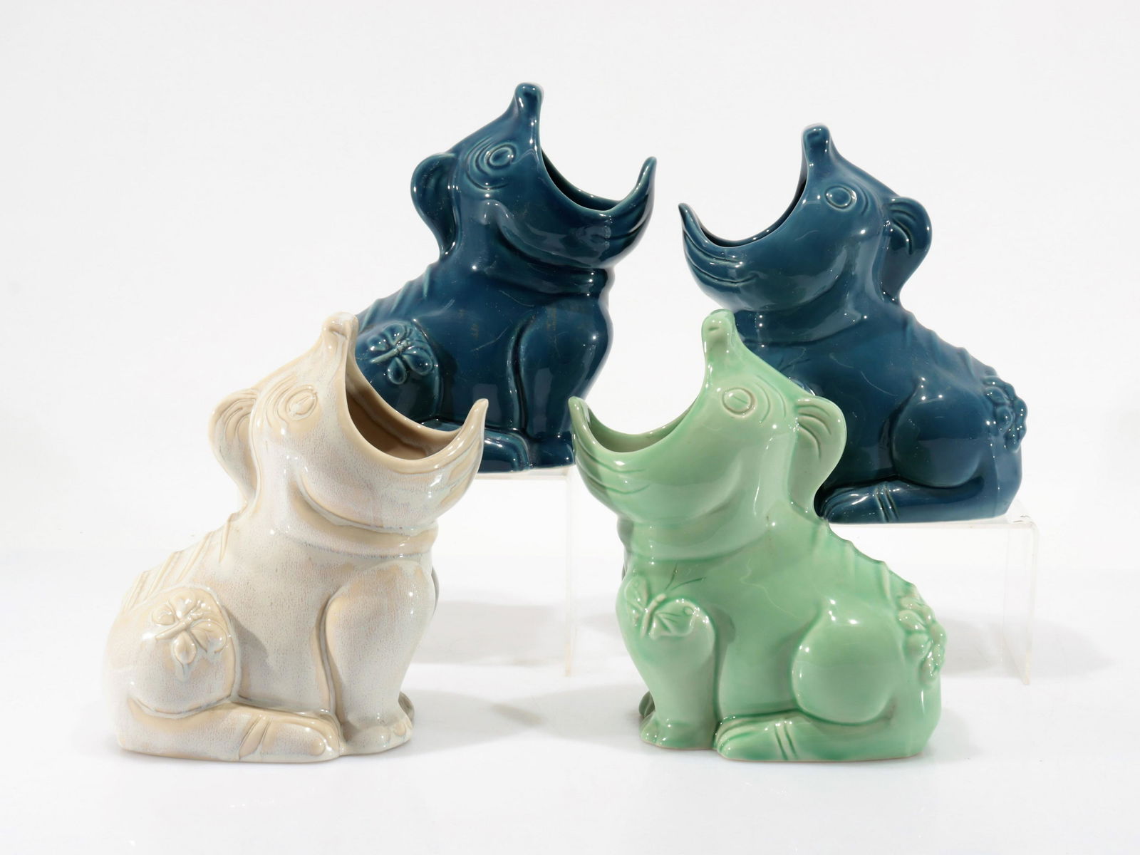 General Ceramics - 4 Yawnwog Planters (1 of 3)