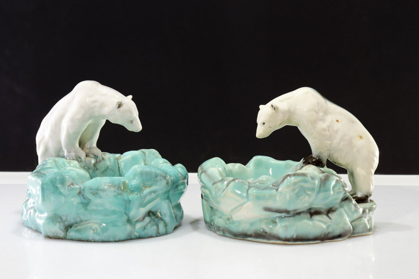 Ditmar Urbach - 2 Czech Pottery Polar Bears (1 of 6)