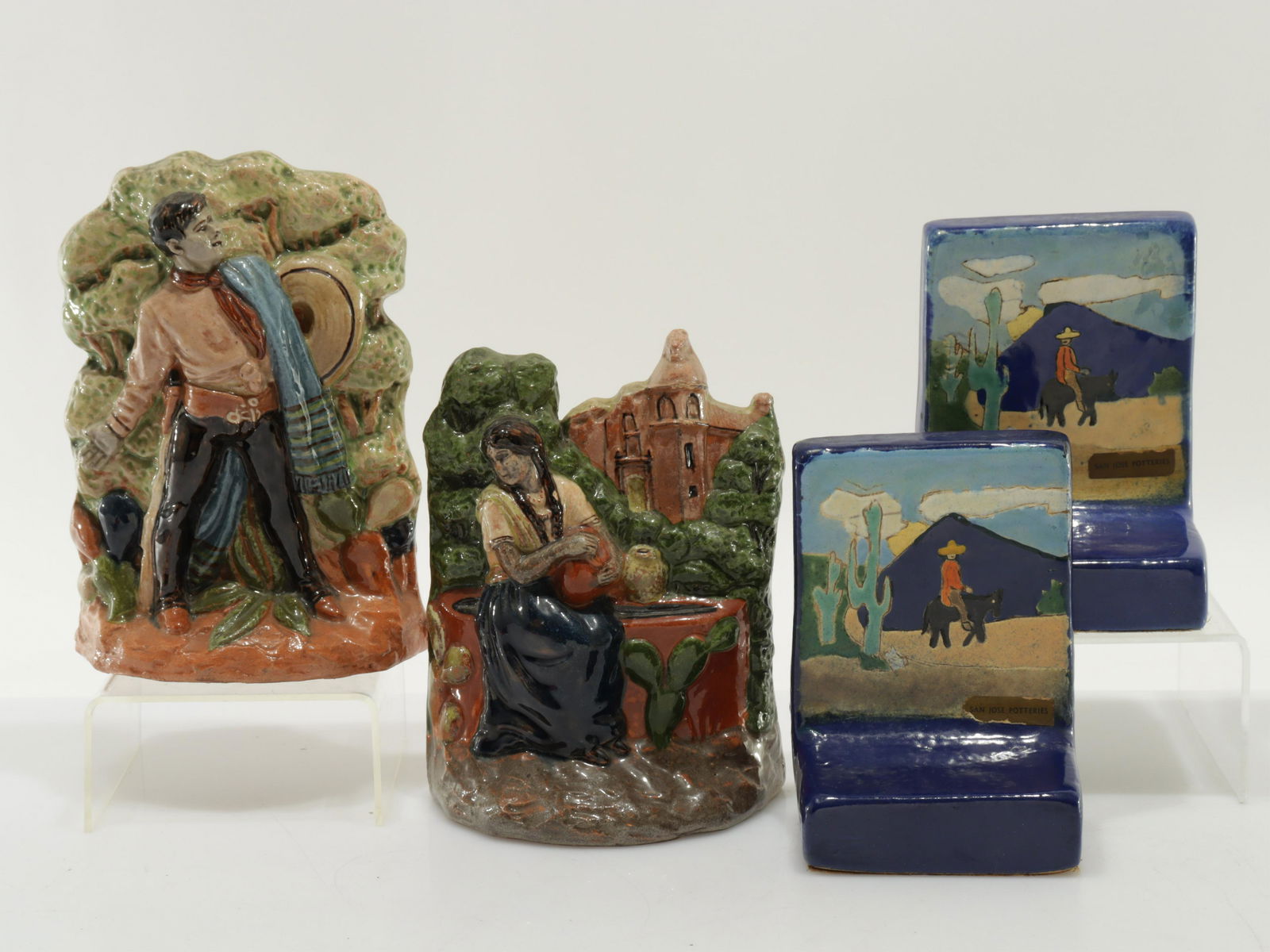 San Jose Pottery - Bookends & others (1 of 9)