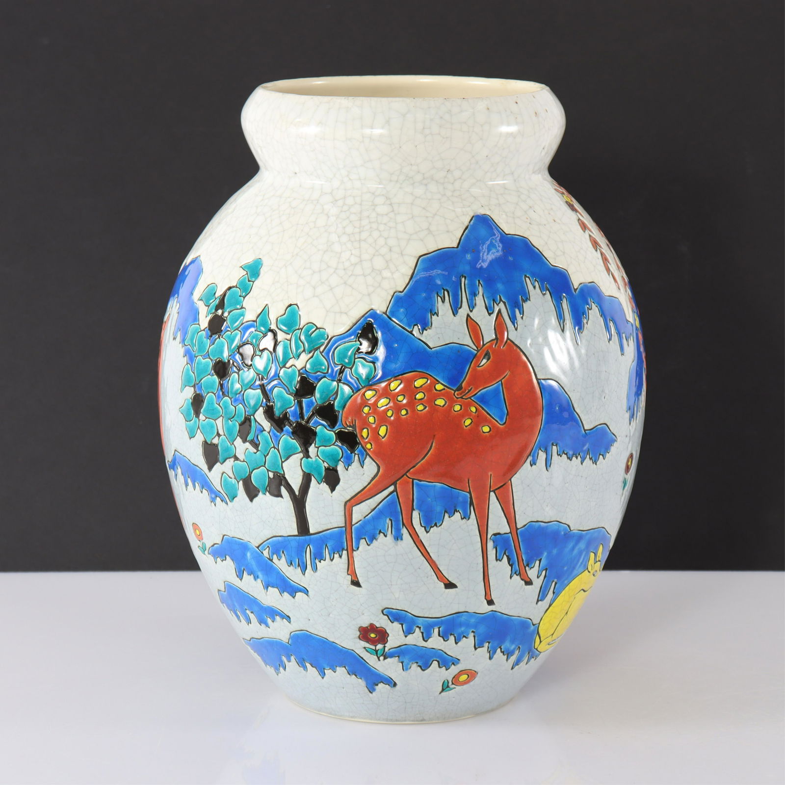 Boch Freres - Art Deco Pottery Vase (1 of 4)