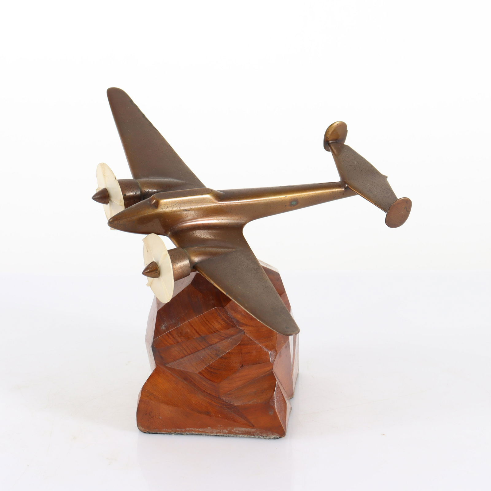 Vintage Bronze Model Airplane (1 of 7)