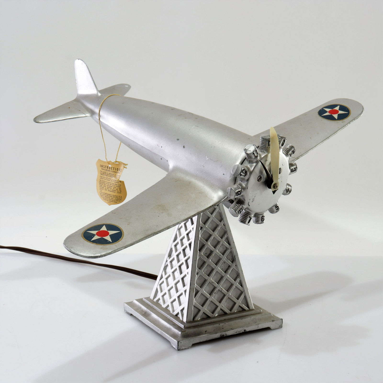 Landgrat Metal Airplane Clock (1 of 5)