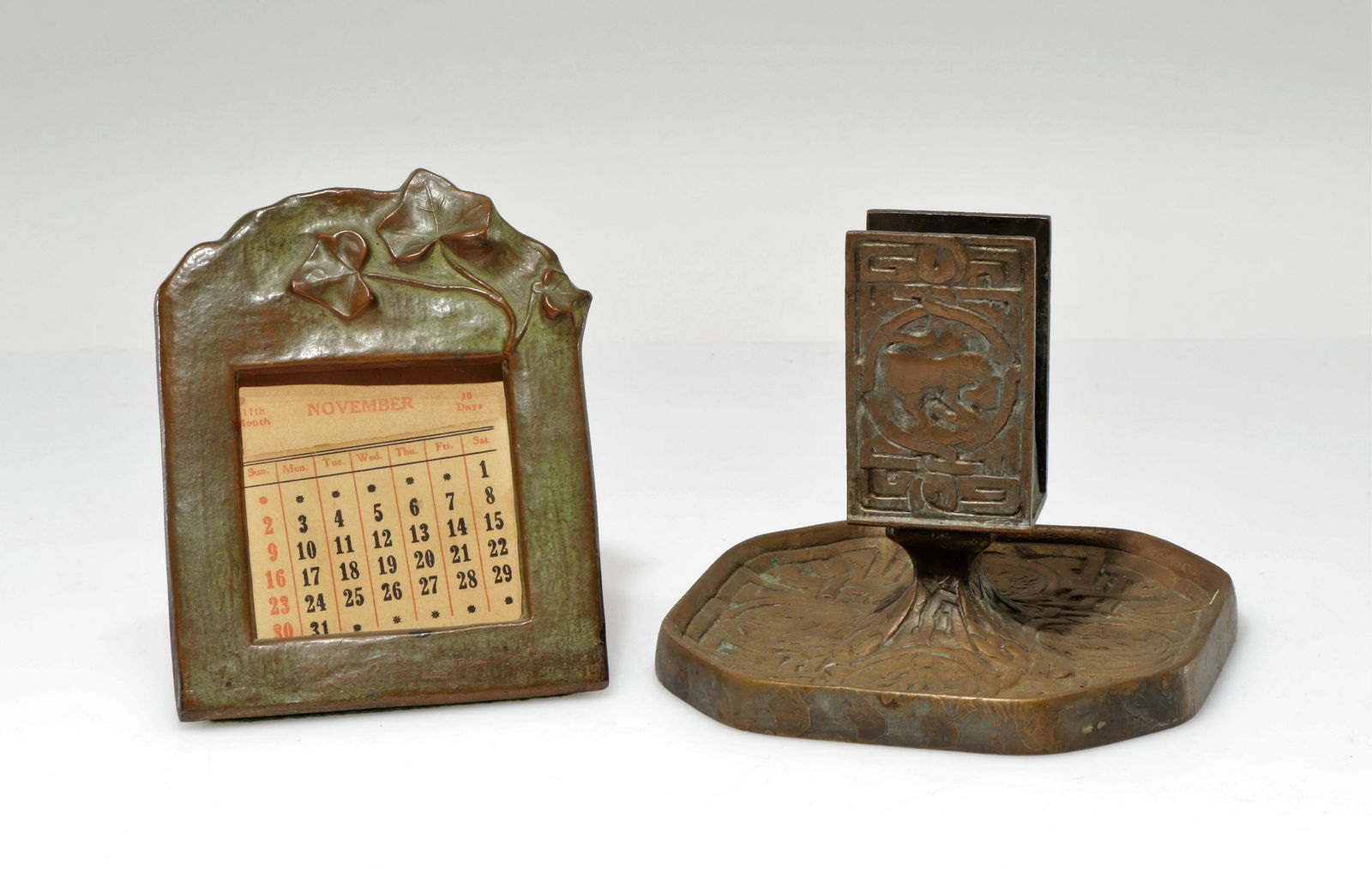 Tiffany Studios - Zodiac Match Holder & Calendar (1 of 6)