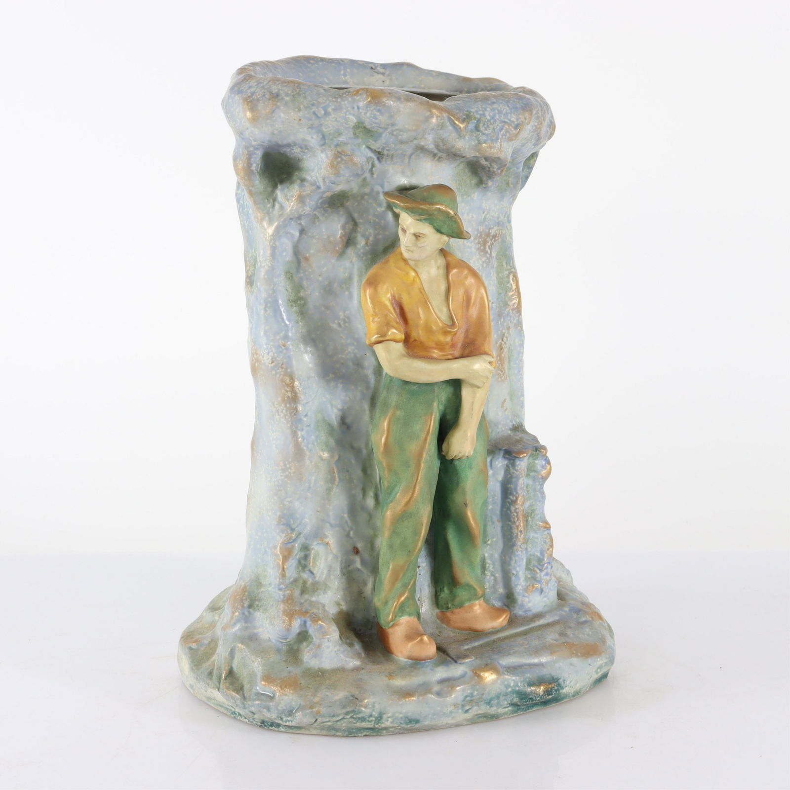 Imperial Amphora Pottery Figural Vase (1 of 4)