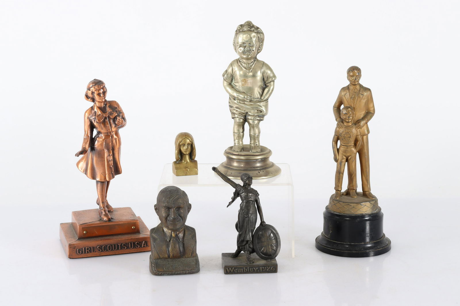 6 Advertisement Metal Figural Sculptures (1 of 7)