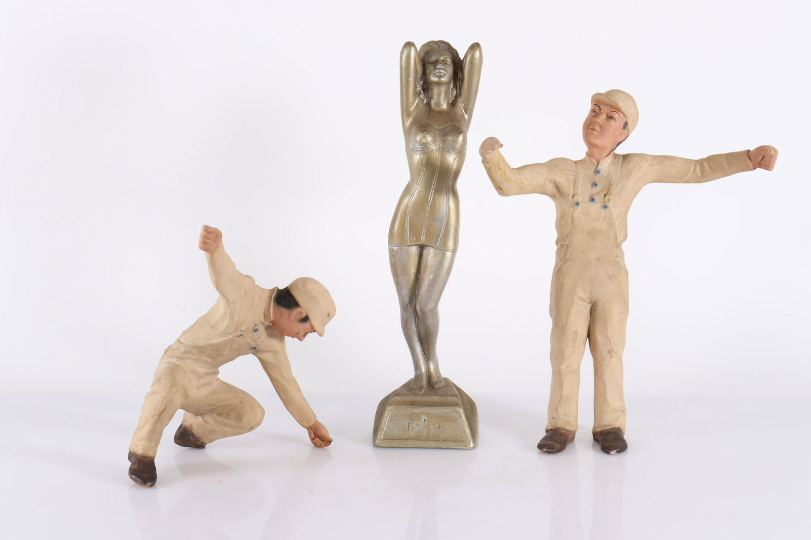 3 Mid Century Composition Figures (1 of 7)