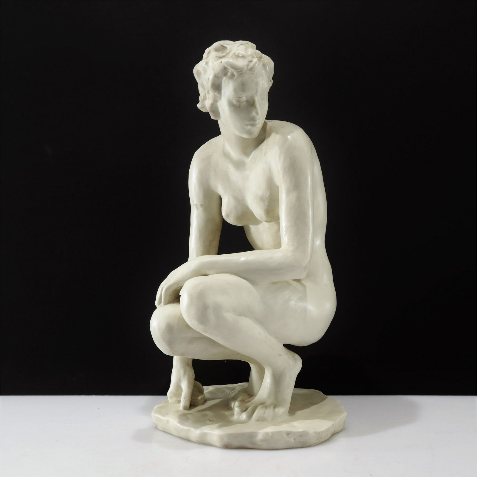 Fritz Klimseh for Rosenthal - Bisque Figure: Fritz Klimseh for Rosenthal Bisque Figure Dimensions: 14" H Property from the collection of Seymour Stein.