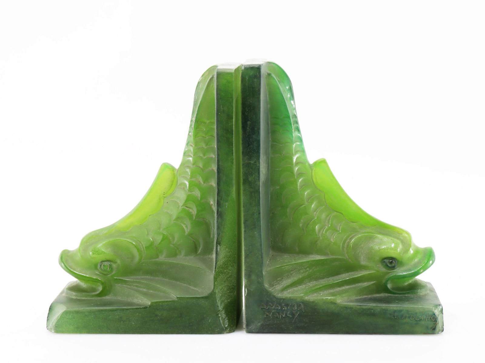 Almarie Walter - Pair Pate de Verre Bookends (1 of 6)