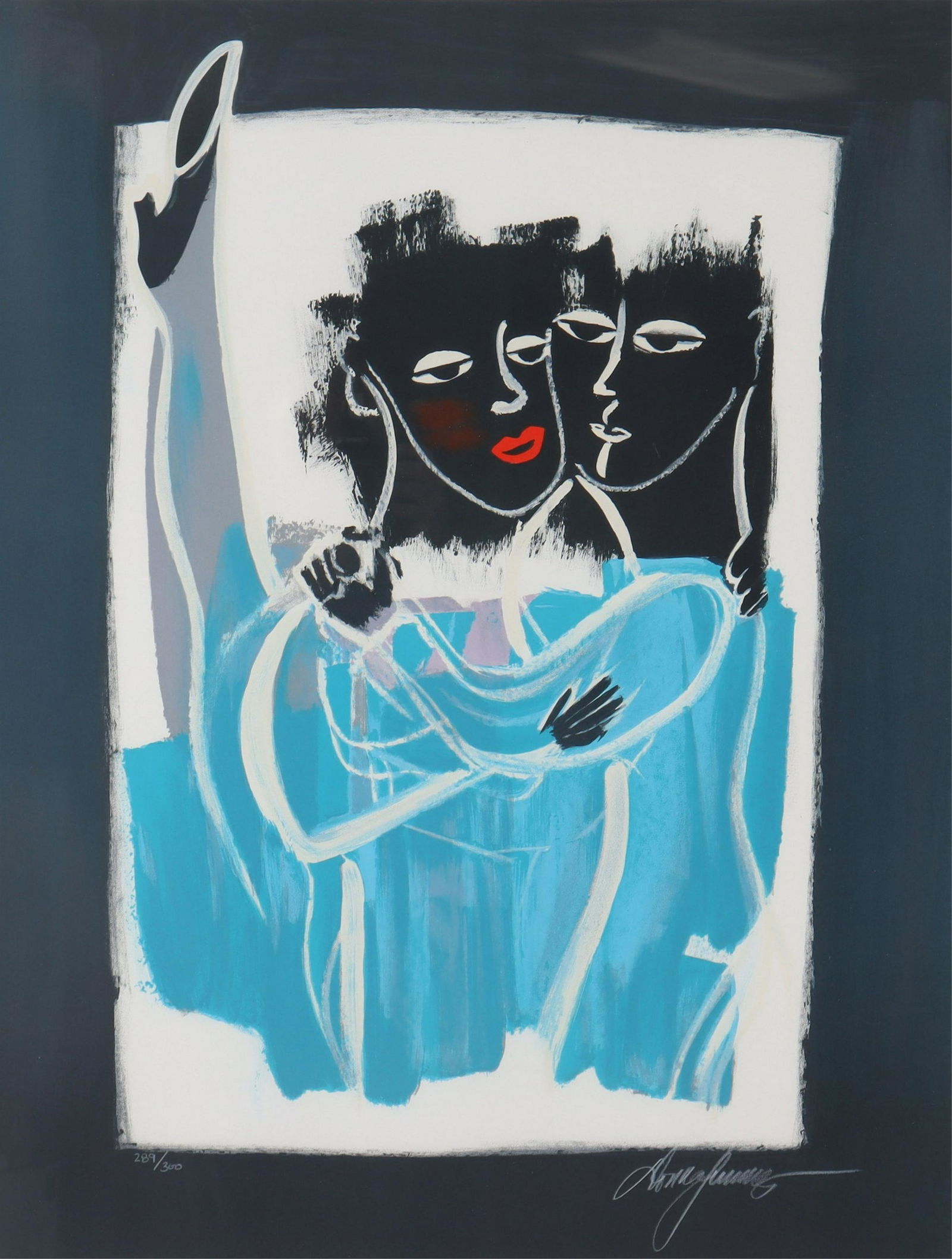 Donna Summer - Picasso Mirror - lithograph (1 of 6)
