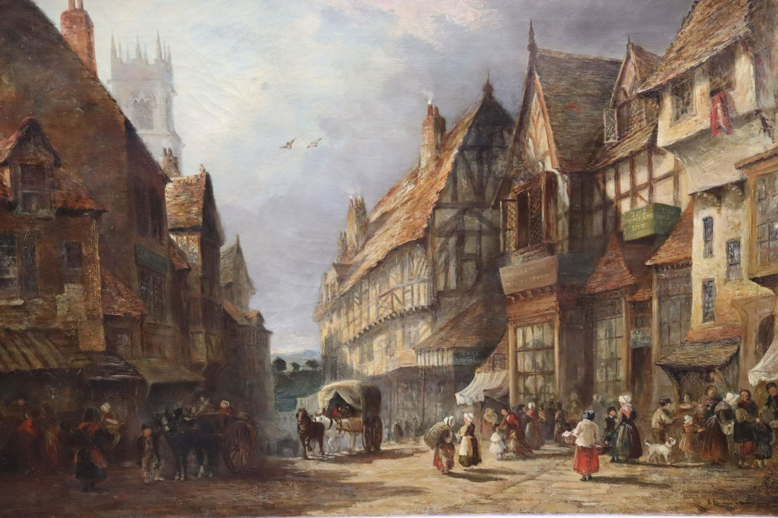 19th C. Norwich School - Kings Lynn - O/C (1 of 7)