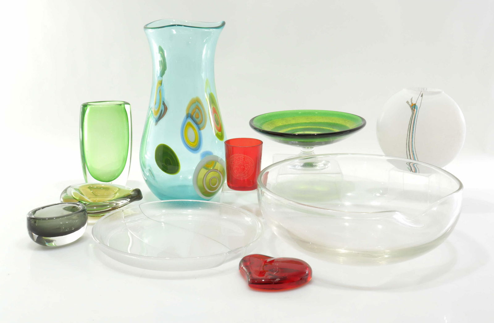 Modern Glass Vases,Bowls: Swedish,Italian,Peretti (1 of 14)