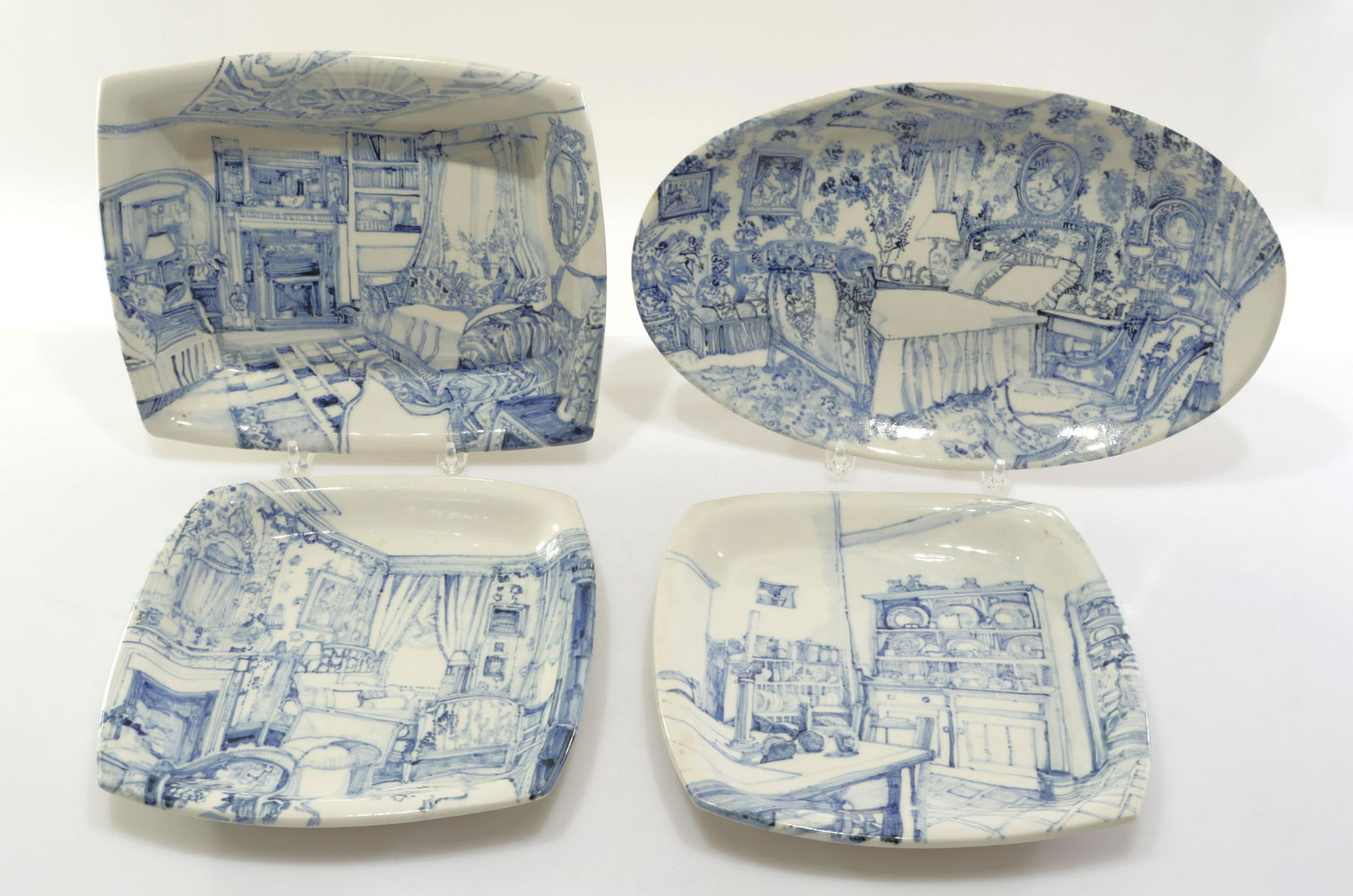Suzanne Lewis Contemporary Blue & White Pottery (1 of 8)
