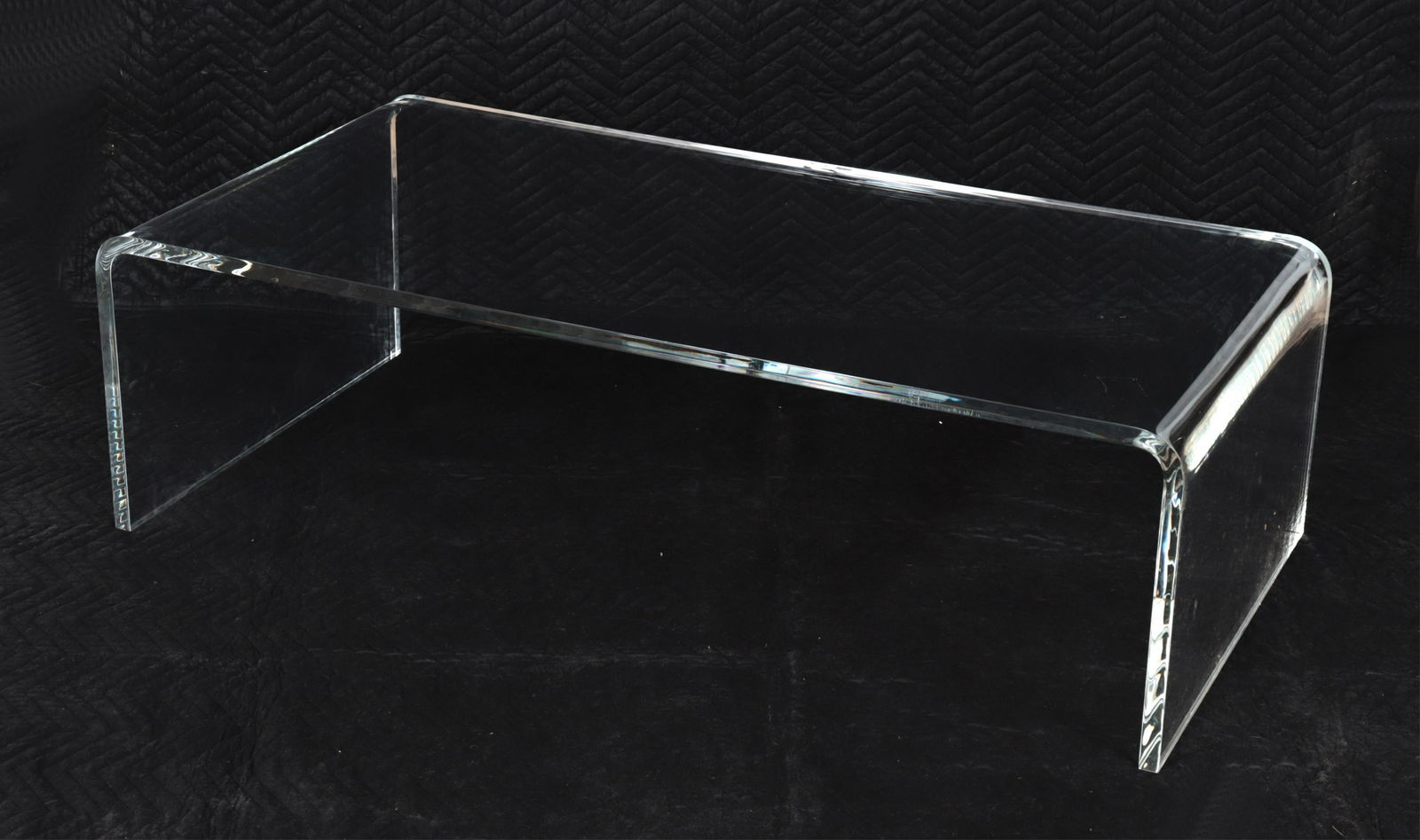 Modern Lucite Waterfall Coffee Table (1 of 5)