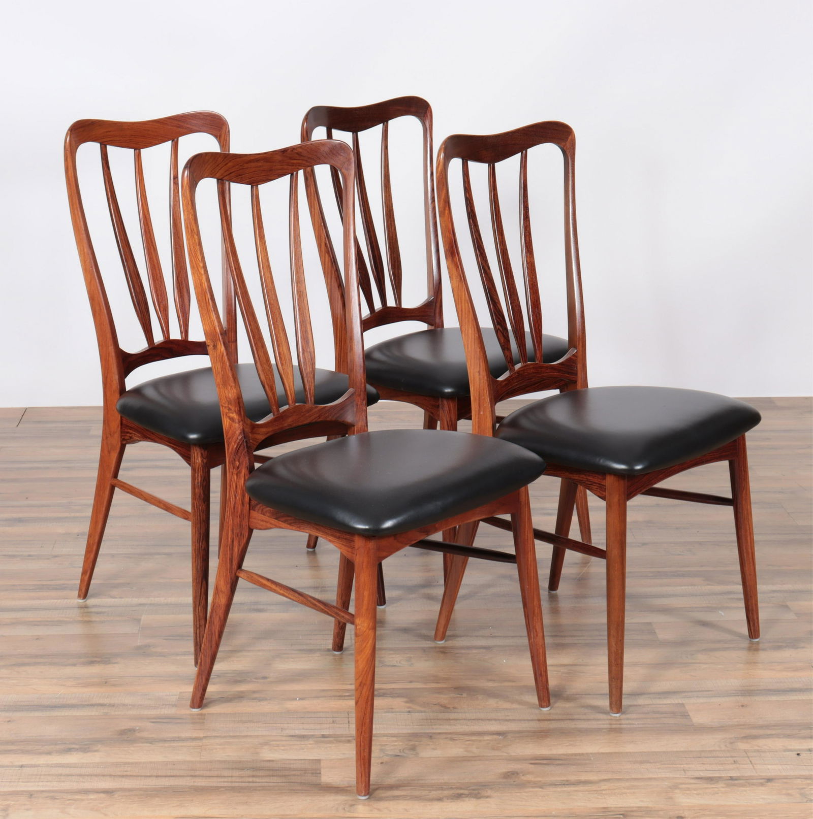 Four Neils Koefoeds "Ingrid" Rosewood Side Chairs (1 of 10)