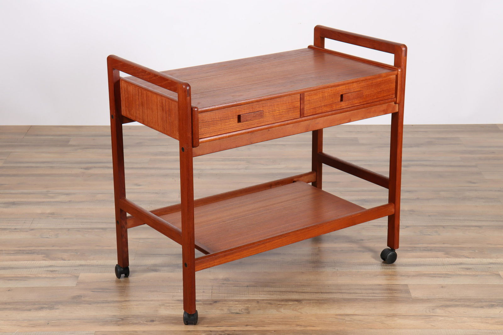 Danish Modern Teak Rolling - Bar Cart (1 of 5)