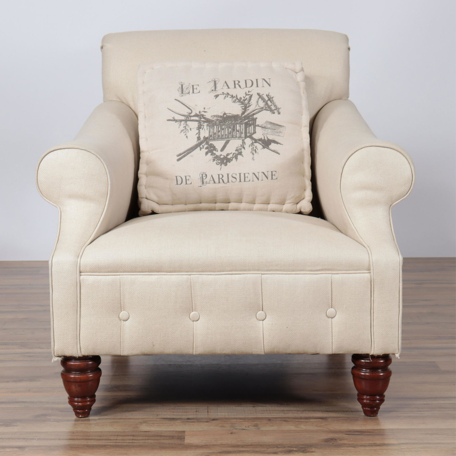 Stylized Traditional Accent Armchair (1 of 8)