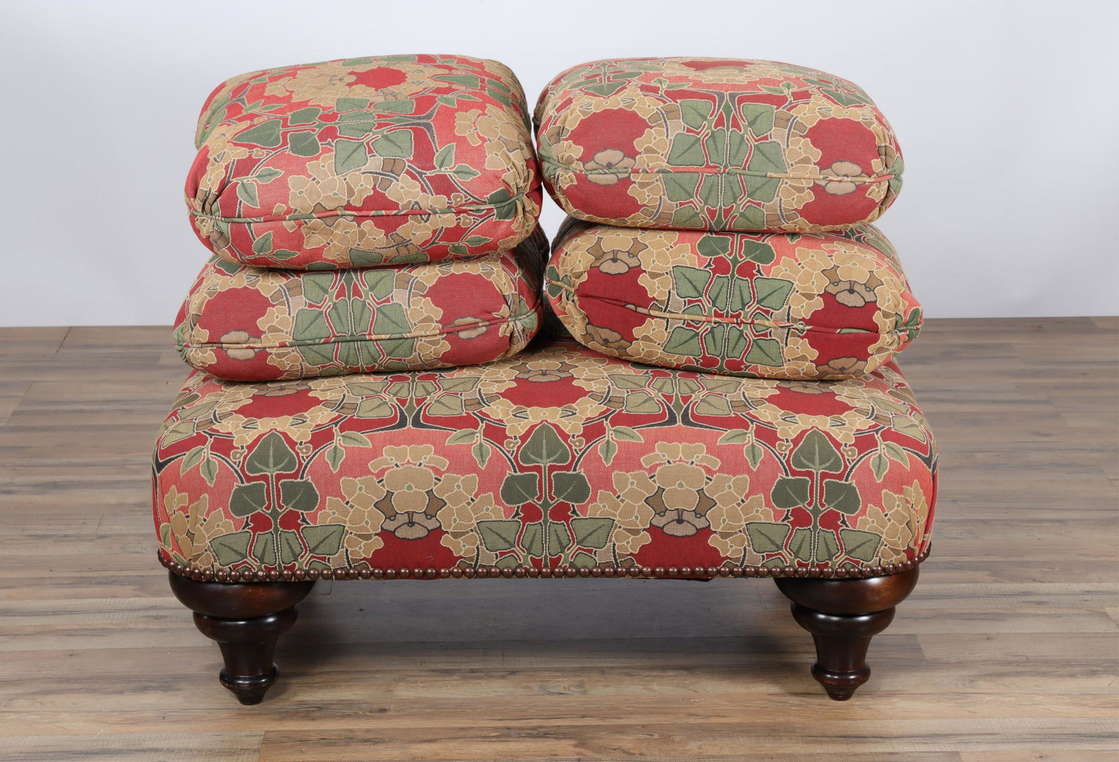 George Smith Turned Leg Stool & Pillows (1 of 11)