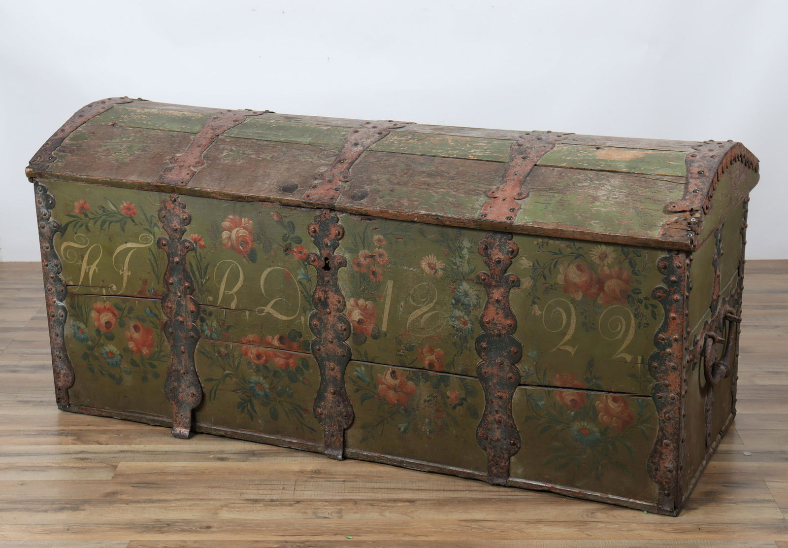 Early 19th C Swedish Dowry Chest (1 of 12)
